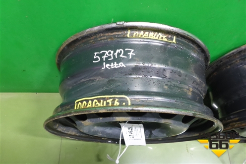 Диски колёсные штампованные (комплект)  R16 EJ6,5 5x112 ET50 Ц.О.57,1 (1K0601027AK) для Volkswagen Jetta с 2010-2019г