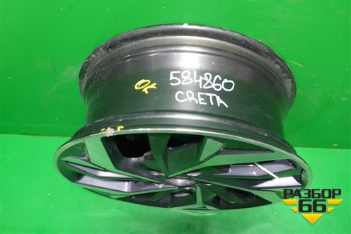 Диск колёсный литой  R17 EJ6,5 5x114.3 ET49 Ц.О.67,1 (52910BX210) для Hyundai Creta с 2021г