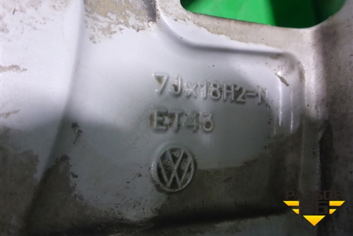 Диск колёсный литой  R18 EJ7 5x112 ET43 Ц.О.57,1 (5NA601025AD) для Volkswagen Tiguan с 2016г