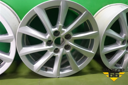 Диски колёсные литые (комплект)  R17 EJ7,5 5x114.3 ET45 Ц.О.60,1 (42611YYC90) для Toyota Camry V70 с 2017г
