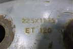 Диск колёсный штампованный  R22,5 EJ11,75 ET120