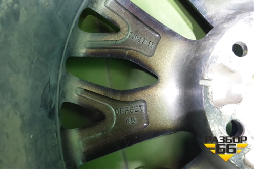 Диск колёсный литой  R17 EJ7 5x114.3 ET48 Ц.О.67,1 (52910L2210) для Kia K5 с 2020г