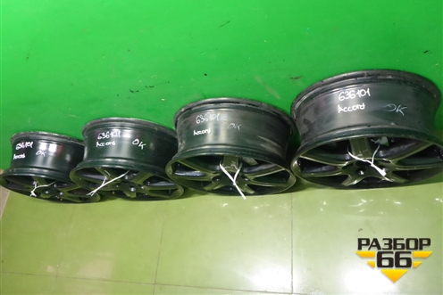 Диски колёсные литые (комплект)  R17 EJ7 5x114.3 ET55 Ц.О.64,1 для Honda Accord(CU-CW) с 2008-2013г