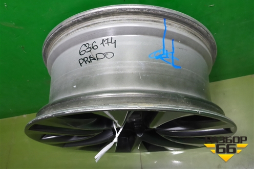 Диск колёсный литой  R18 EJ7,5 6x139.7 ET25 Ц.О.106,1 (4261AWY020) для Toyota Land Cruiser Prado(150) с 2009г