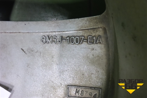 Диск колёсный литой  R16 EJ7 5x108 ET50 Ц.О.63,4 (8M5J1007E1A) для Ford Focus 2 с 2005-2008г