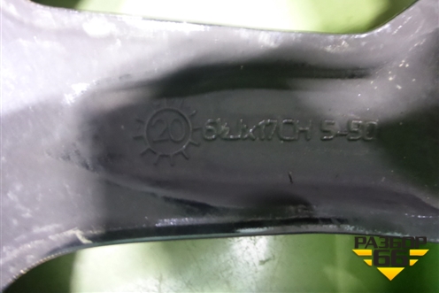 Диск колёсный литой  R17 EJ6,5 5x114.3 ET50 Ц.О.66,1 (403007977R) для Renault Arkana с 2019г