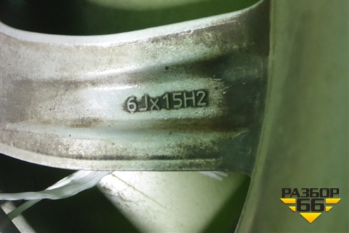 Диск колёсный литой  R15 EJ6 4х98 ET35 Ц.О.58,6 (8450101631) для VAZ Kalina/Калина