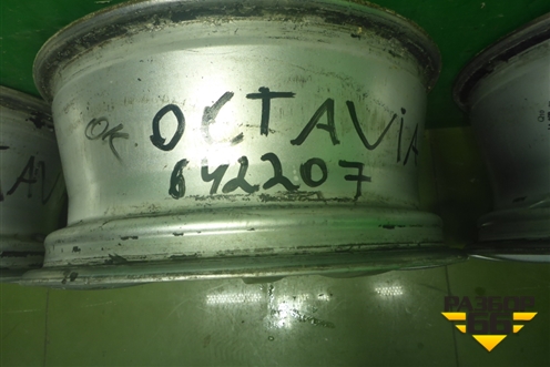 Диски колёсные литые (комплект)  R15 EJ6,5 5x112 ET50 Ц.О.57,1 (1Z0601025S) для Skoda Octavia (А5) с 2004-2013г