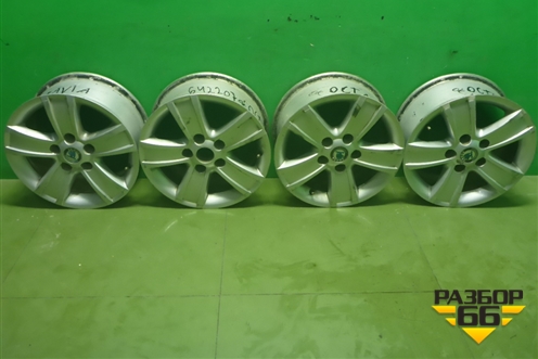 Диски колёсные литые (комплект)  R15 EJ6,5 5x112 ET50 Ц.О.57,1 (1Z0601025S) для Skoda Octavia (А5) с 2004-2013г