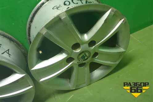 Диски колёсные литые (комплект)  R15 EJ6,5 5x112 ET50 Ц.О.57,1 (1Z0601025S) для Skoda Octavia (А5) с 2004-2013г