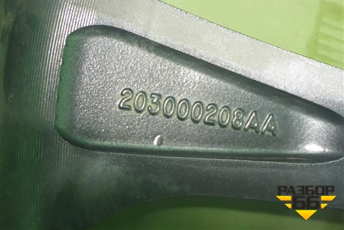 Диск колёсный литой  R19 EJ7 5x108 ET47 Ц.О.60,1 (203000208AA) для Chery Tiggo 8 с 2018г