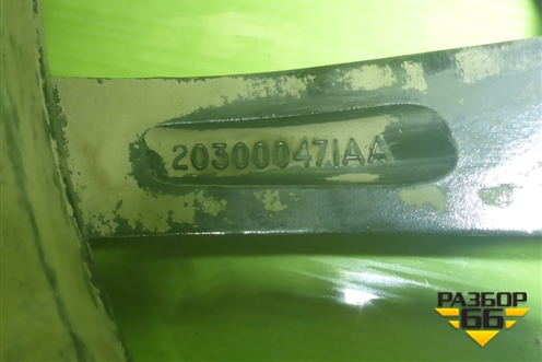 Диск колёсный литой  R17 EJ6,5 5x108 ET40 Ц.О.65,1 (203000471AA) для OMODA S5 с 2022г