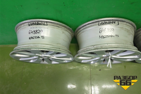 Диски колёсные литые (комплект)  R16 EJ6,5 5x114.3 ET52,5 Ц.О.67,1 (9965526560) для Mazda Mazda 5 с 2005-2010г
