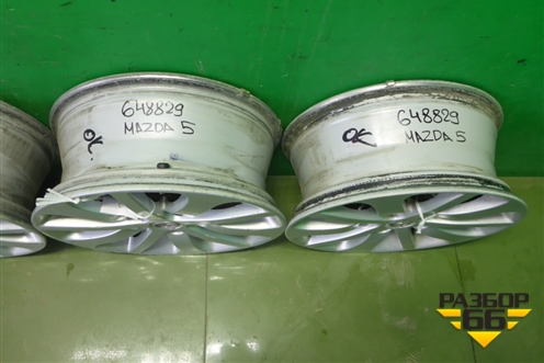 Диски колёсные литые (комплект)  R16 EJ6,5 5x114.3 ET52,5 Ц.О.67,1 (9965526560) для Mazda Mazda 5 с 2005-2010г