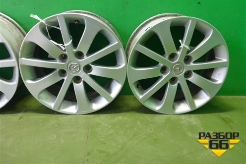 Диски колёсные литые (комплект)  R16 EJ6,5 5x114.3 ET52,5 Ц.О.67,1 (9965526560) для Mazda Mazda 5 с 2005-2010г
