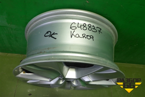Диск колёсный литой  R17 EJ7 5x112 ET45 Ц.О.57,1 (57A601025K 57A601025J) для Skoda Karoq с 2017г