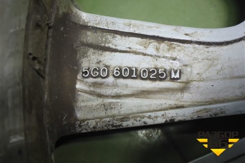 Диск колёсный литой  R16 EJ6,5 5x112 ET46 Ц.О.57,1 (5G0601025M) для Volkswagen Golf VII с 2012г