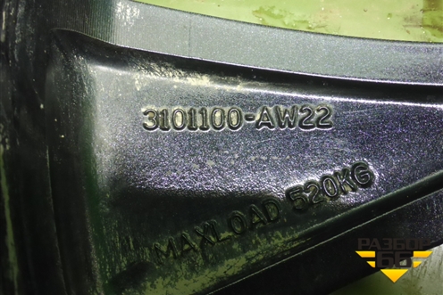 Диск колёсный литой  R19 EJ7 5x114.3 ET42 Ц.О.60,1 (3101100AW17 3101100AW22) для Changan CS55PLUS с 2019г