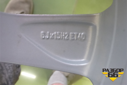 Диски колёсные литые (комплект) (6R0601025BD) для Volkswagen Polo (седан) с 2010г