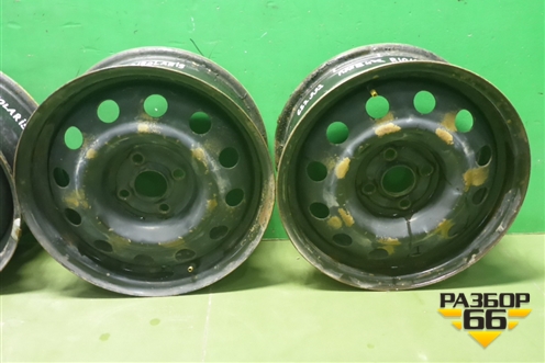 Диски колёсные штампованные (комплект)  R15 EJ6 4х100 ET48 Ц.О.54,1 (529104L000) для Kia Rio с 2011-2016г