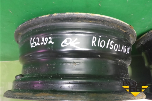 Диски колёсные штампованные (комплект)  R15 EJ6 4х100 ET48 Ц.О.54,1 (529104L000) для Kia Rio с 2011-2016г