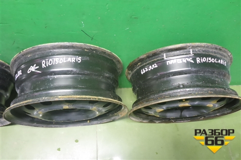 Диски колёсные штампованные (комплект)  R15 EJ6 4х100 ET48 Ц.О.54,1 (529104L000) для Kia Rio с 2011-2016г