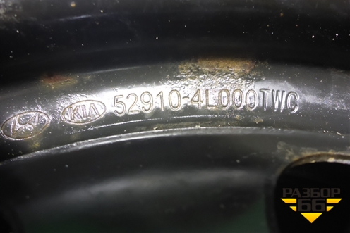 Диски колёсные штампованные (комплект)  R15 EJ6 4х100 ET48 Ц.О.54,1 (529104L000) для Kia Rio с 2011-2016г