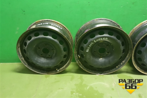 Диски колёсные штампованные (комплект)  R16 EJ6 5x112 ET40 Ц.О.57,1 (8D0601027A) для Skoda Superb с 2001-2008г