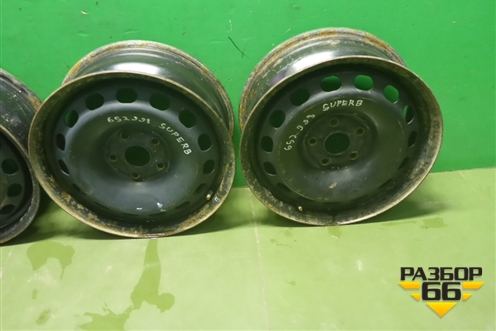 Диски колёсные штампованные (комплект)  R16 EJ6 5x112 ET40 Ц.О.57,1 (8D0601027A) для Skoda Superb с 2001-2008г