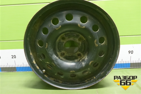 Диск колёсный штампованный  R15 EJ6 4x108 ET52,5 Ц.О.63,4 для Ford Fiesta с 2001-2008г