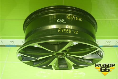 Диск колёсный литой  R19 EJ7 5x108 ET23 Ц.О.65,1 (203000566AA) для Exeed LX с 2019-2024г