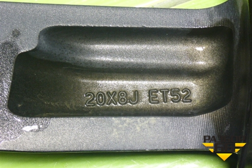 Диск колёсный литой  R20 EJ8 5x108 ET52 Ц.О.63,4 (8892585146) для Geely Monjaro с 2021г