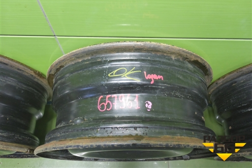 Диски колёсные штампованные (комплект)  R15 EJ6 4х100 ET50 Ц.О.60,1 для Renault Logan с 2004-2015г