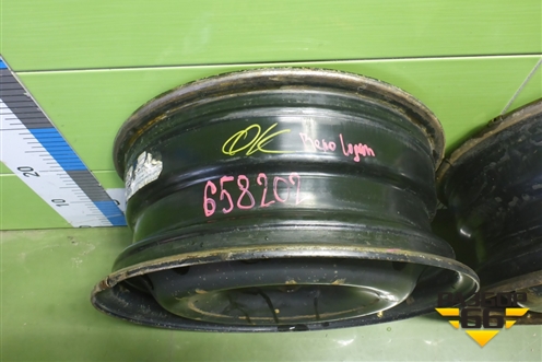 Диски колёсные штампованные (комплект)  R15 EJ6 4х100 ET50 Ц.О.60,1 (8200577207C) для Renault Logan с 2004-2015г