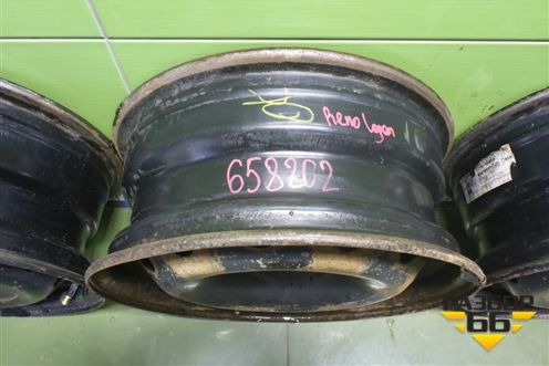 Диски колёсные штампованные (комплект)  R15 EJ6 4х100 ET50 Ц.О.60,1 (8200577207C) для Renault Logan с 2004-2015г