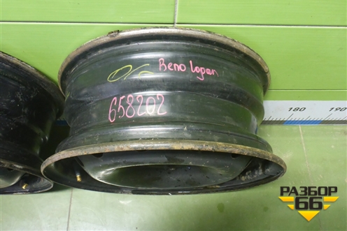 Диски колёсные штампованные (комплект)  R15 EJ6 4х100 ET50 Ц.О.60,1 (8200577207C) для Renault Logan с 2004-2015г