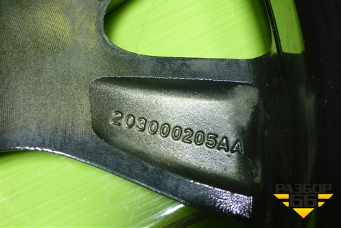 Диск колёсный литой  R18 EJ6,5 5x108 ET33 Ц.О.60,1 (203000205AA) для Chery Tiggo 7 Pro с 2019г (Тиго 7 Про)