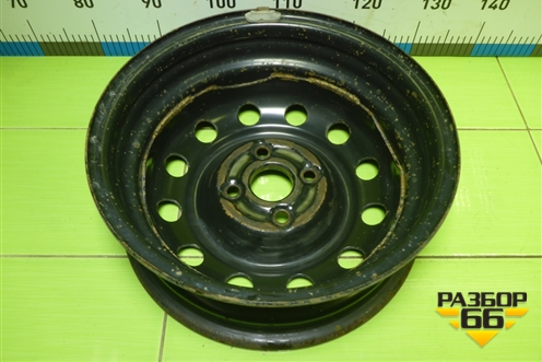 Диск колёсный штампованный  R14 EJ5 4х100 ET39 Ц.О.54,1 (529101G000) для Kia Rio с 2005-2011г (Рио 2)