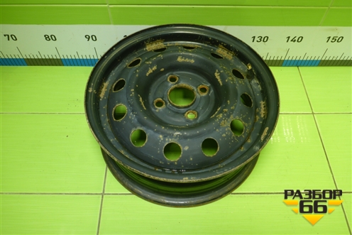 Диск колёсный штампованный  R14 EJ5 4х100 ET39 Ц.О.54,1 (529101G000) для Kia Rio с 2005-2011г (Рио 2)