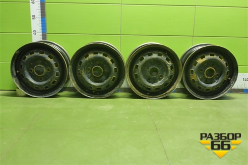 Диски колёсные штампованные (комплект)  R13 EJ4,5 4х114,3 ET45 Ц.О.69,1 для Daewoo Matiz с 1998-2015г (Матиз)