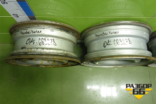 Диски колёсные штампованные (комплект)  R14 EJ5,5 5x120 ET40 Ц.О.67,1 (5291047050) для Hyundai Porter с 1996-2011г (Портер)
