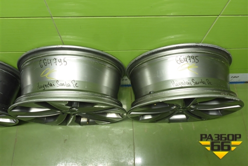 Диски колёсные литые (комплект)  R17 EJ7 5x114.3 ET47 Ц.О.67,1 (529102W170) для Hyundai Santa Fe с 2012-2018г (Санта Фе)