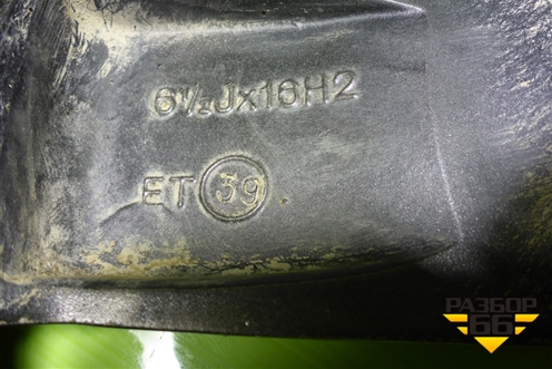 Диск колёсный литой  R16 EJ6,5 5x105 ET39 Ц.О.56,6 (K&KАндорраКС454) (K&KАНДОРРАКС454)