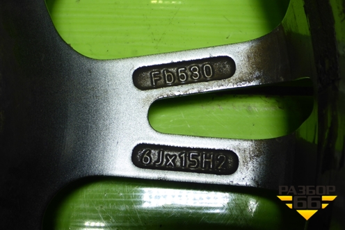 Диск колёсный литой  R15 EJ6 4х100 ET45 Ц.О.67,1 (СкадПантера) (СКАДПАНТЕРА)