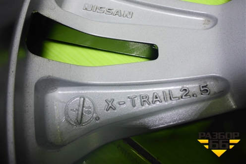 Диск колёсный литой  R18 EJ7 5x114.3 ET45 Ц.О.66,1 (D0300HV03A) для Nissan X-Trail (Т32) с 2014г (Хтраил)