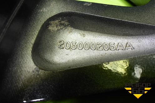 Диск колёсный литой  R18 EJ6,5 5x108 ET33 Ц.О.60,1 (203000205AA) для Chery Tiggo 7 Pro с 2019г (Тиго 7 Про)