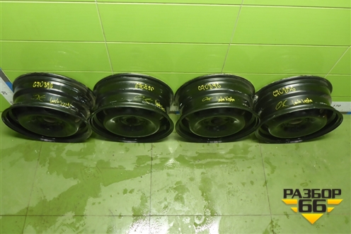 Диски колёсные штампованные (комплект)  R15 EJ6 4х100 ET50 Ц.О.60,1 (6450006799) для VAZ Vesta/Веста с 2015г