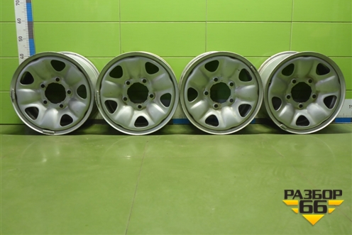 Диски колёсные штампованные (комплект)  R16 EJ8 5х150 ET60 Ц.О.110,1 для Toyota Land Cruiser (100) с1998-2007г (Ленд Крузер)