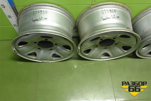 Диски колёсные штампованные (комплект)  R16 EJ8 5х150 ET60 Ц.О.110,1 для Toyota Land Cruiser (100) с1998-2007г (Ленд Крузер)