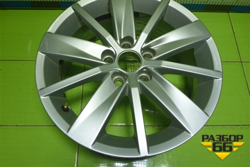 Диск колёсный литой  R15 EJ6 5x100 ET40 Ц.О.57,1 (6RU601025E) для Volkswagen Polo (седан) с 2010г (Поло)